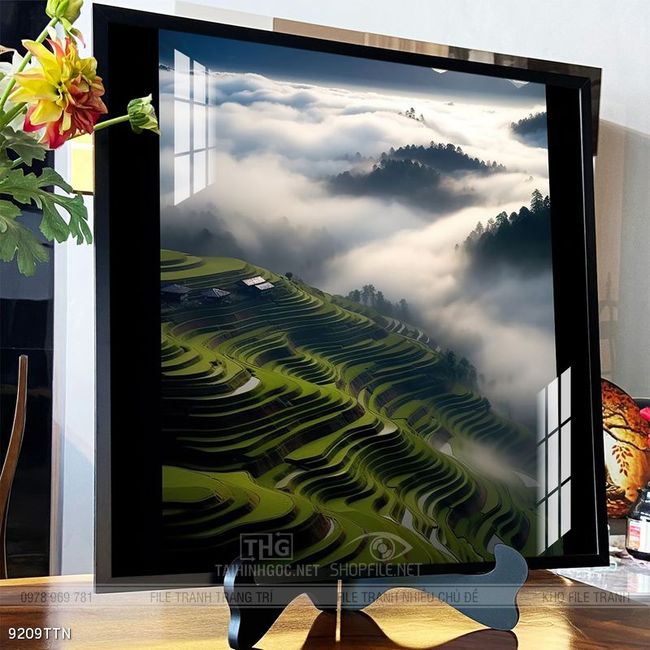 Tranh phong thủy sơn thủy đẹp