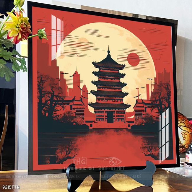 Tranh phong thủy treo trang trí phòng khách