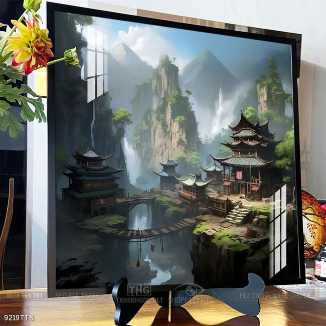 Tranh phong thủy treo trang trí phòng khách