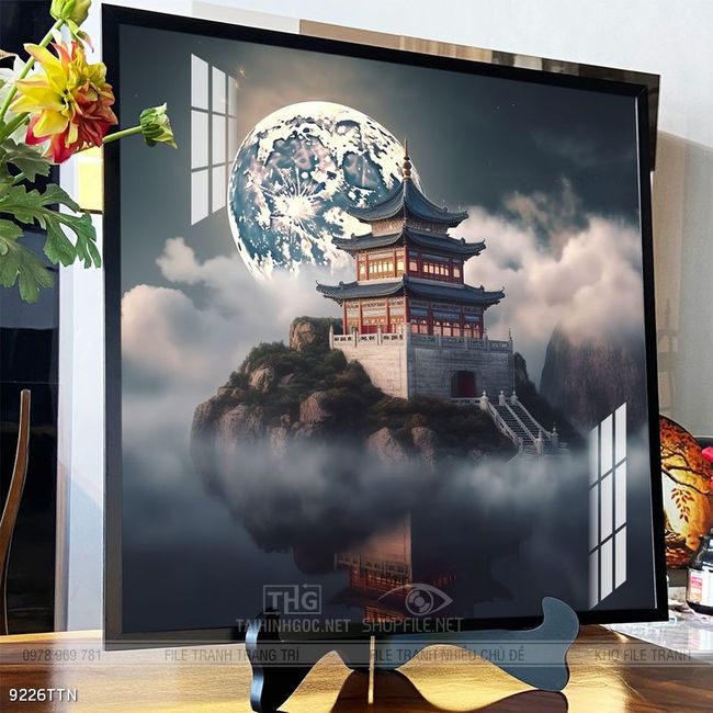 Tranh phong thủy sơn thủy đẹp