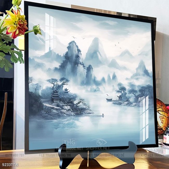 Tranh treo phòng khách theo phong thủy