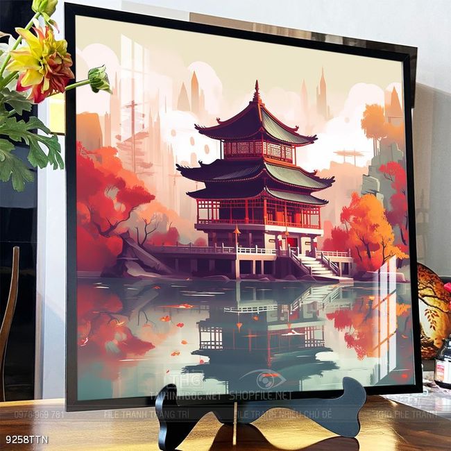 Tranh phong thủy treo trang trí phòng khách