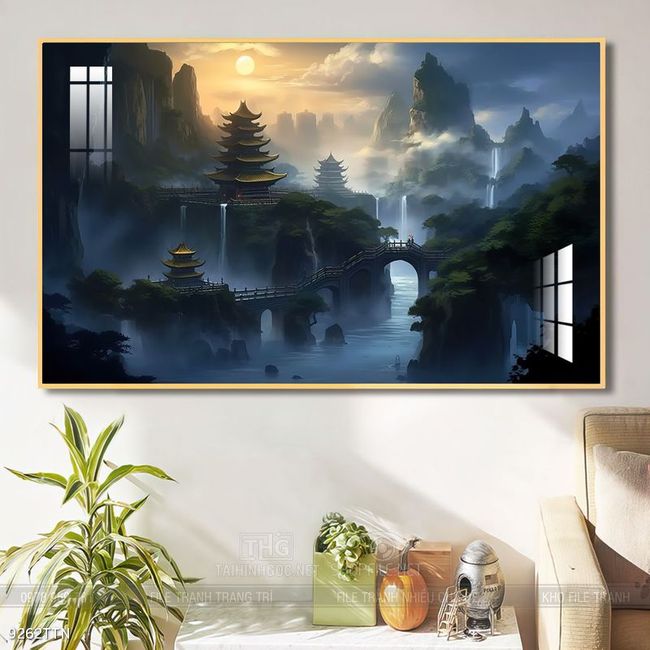 Mẫu tranh phong thủy đẹp và ý nghĩa