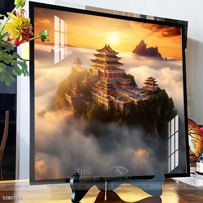 Tranh phong thủy treo trang trí phòng khách
