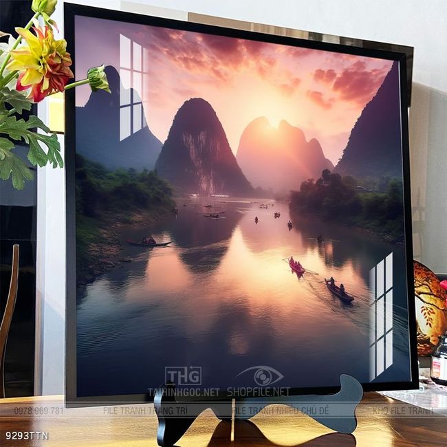 Tranh phong thủy treo trang trí phòng khách