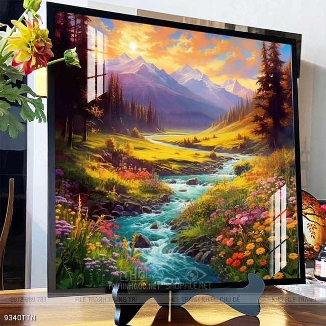 Mẫu tranh phong thủy đẹp và ý nghĩa