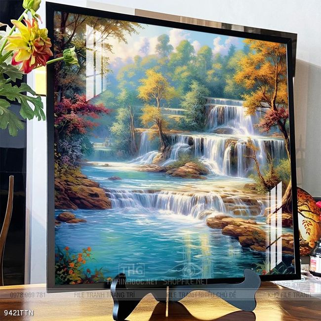 Tranh phong thủy sơn thủy đẹp