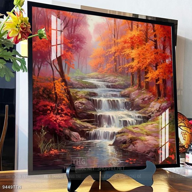Tranh phong thủy treo trang trí phòng khách