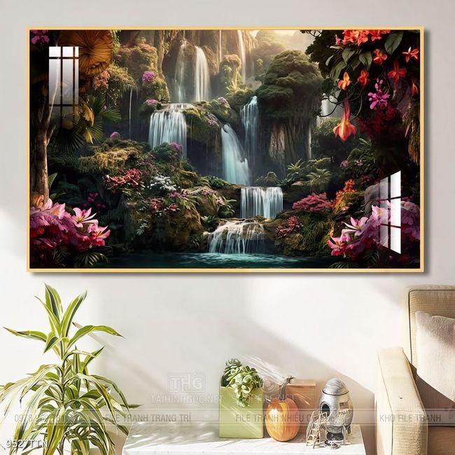 Tranh phong thủy treo trang trí phòng khách