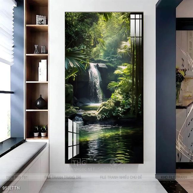 Tranh phong thủy treo trang trí phòng khách