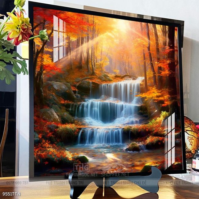 Tranh phong thủy sơn thủy đẹp