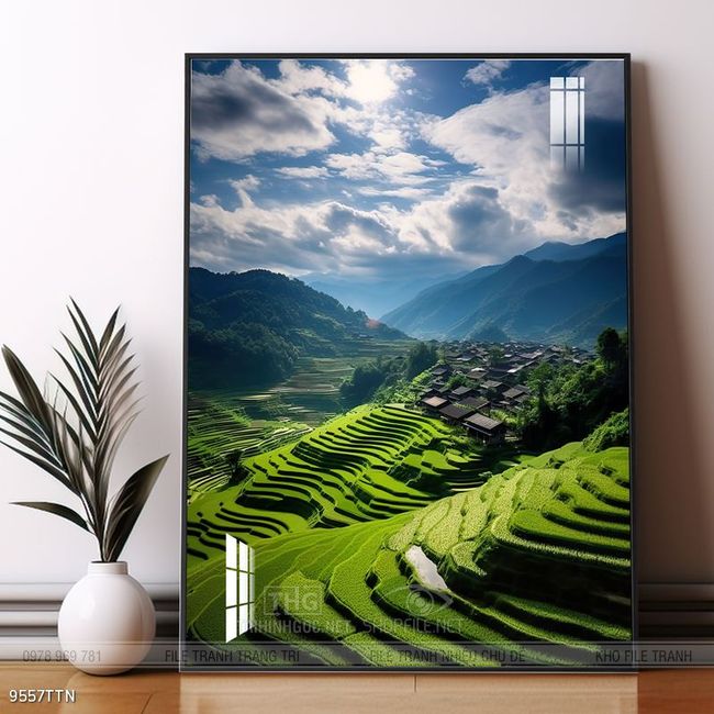Tranh phong thủy treo trang trí phòng khách