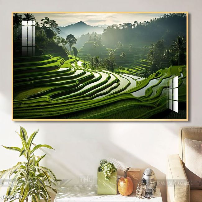 Tranh treo phòng khách theo phong thủy