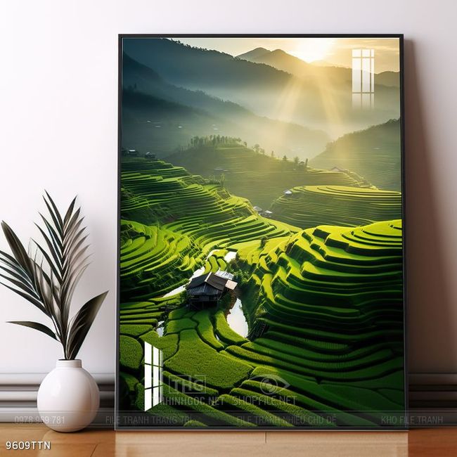 Tranh phong thủy treo trang trí phòng khách