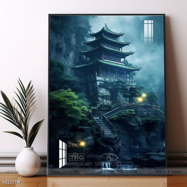 Tranh phong thủy treo trang trí phòng khách