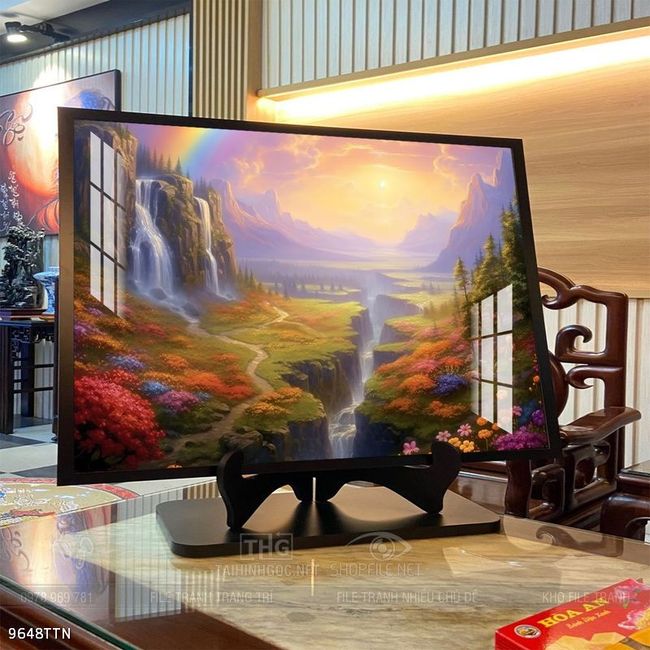 Tranh phong thủy treo trang trí phòng khách