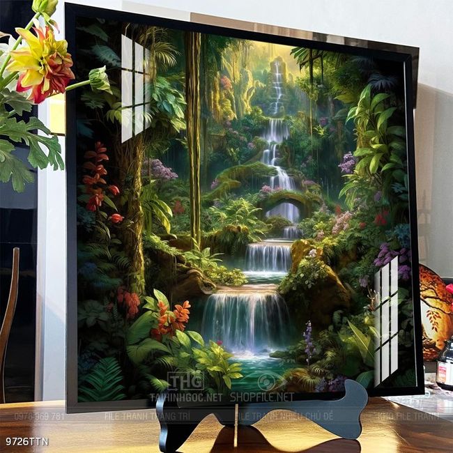 Tranh phong thủy treo trang trí phòng khách