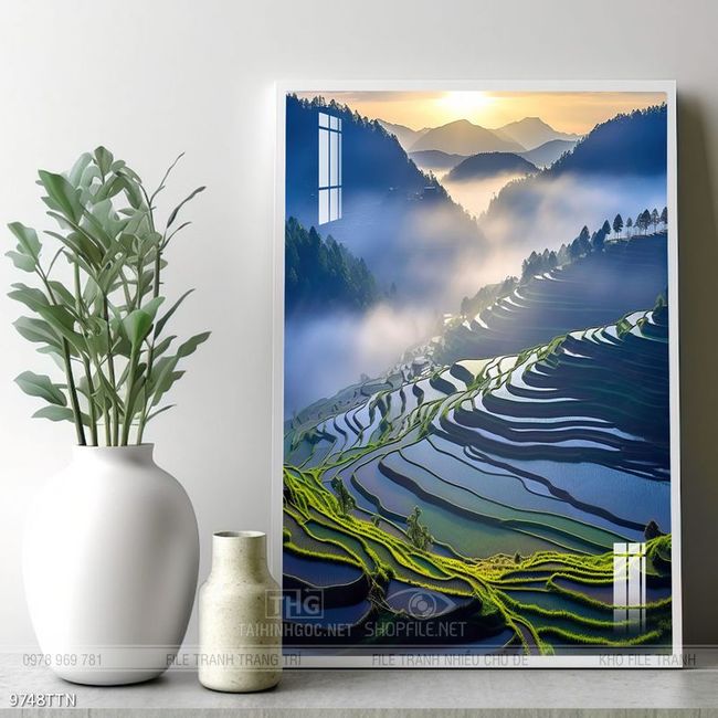 Tranh phong thủy treo trang trí phòng khách