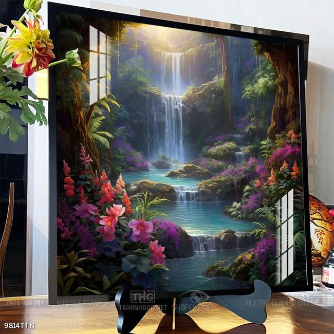 Tranh phong thủy treo trang trí phòng khách
