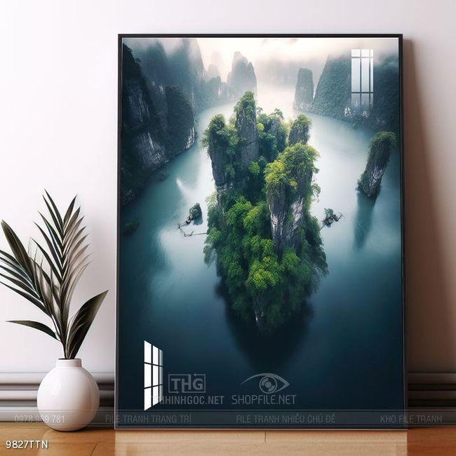 Tranh phong thủy treo trang trí phòng khách