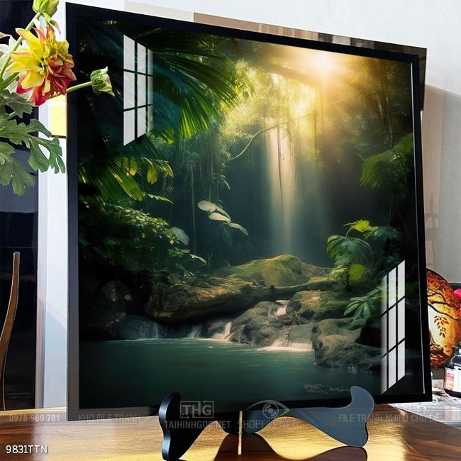 Tranh phong thủy treo trang trí phòng khách