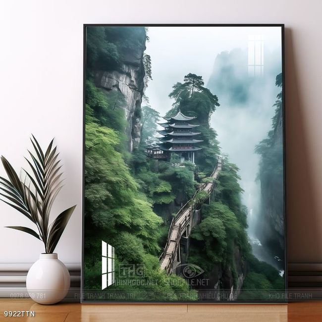 Tranh phong thủy treo trang trí phòng khách