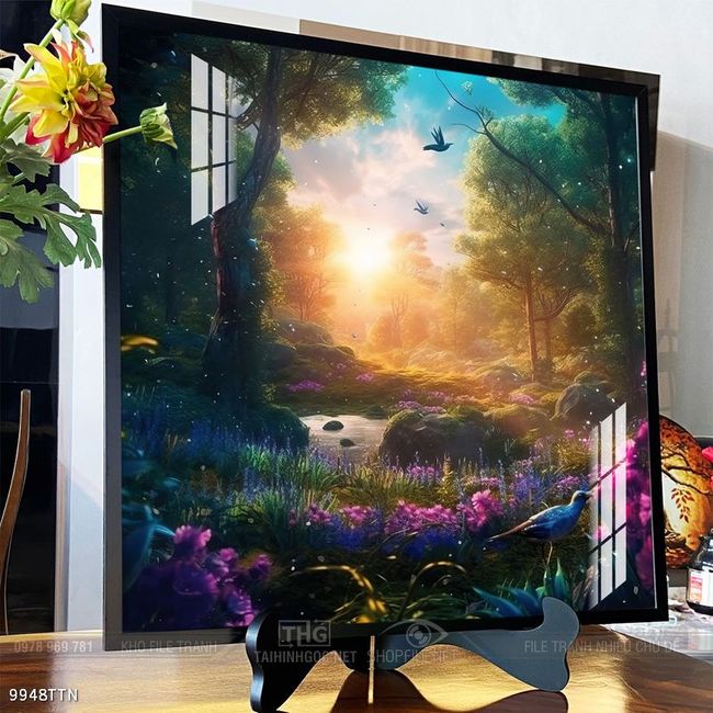 Tranh phong thủy treo trang trí phòng khách