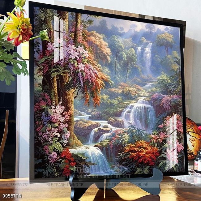 Tranh phong thủy sơn thủy hữu tình