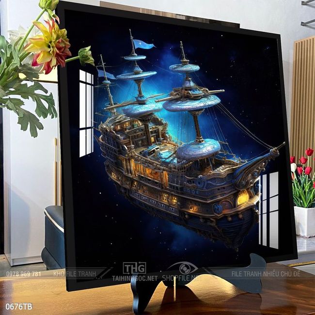 Tranh thuận buồm xuôi gió treo tường đẹp