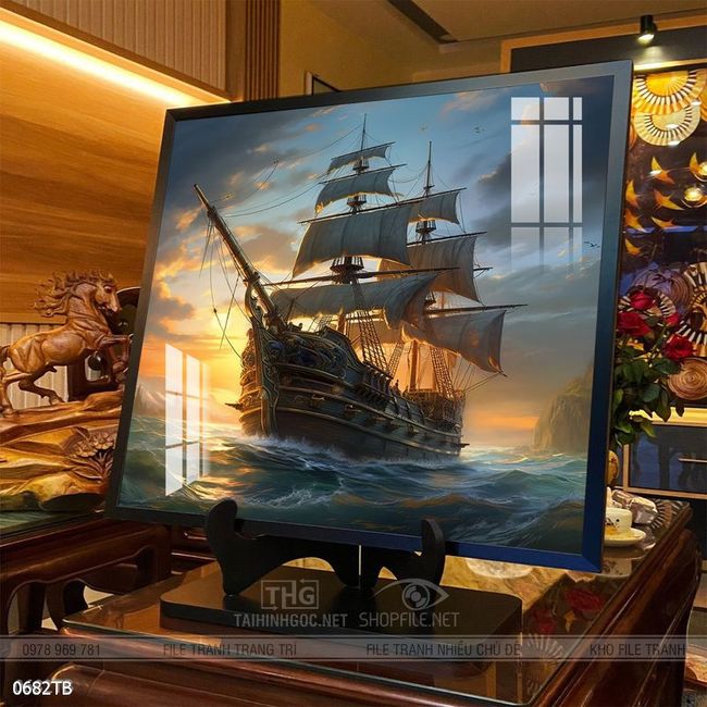 Tranh thuyền và biển