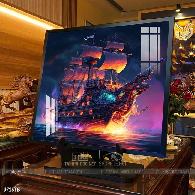 Tranh thuyền và biển