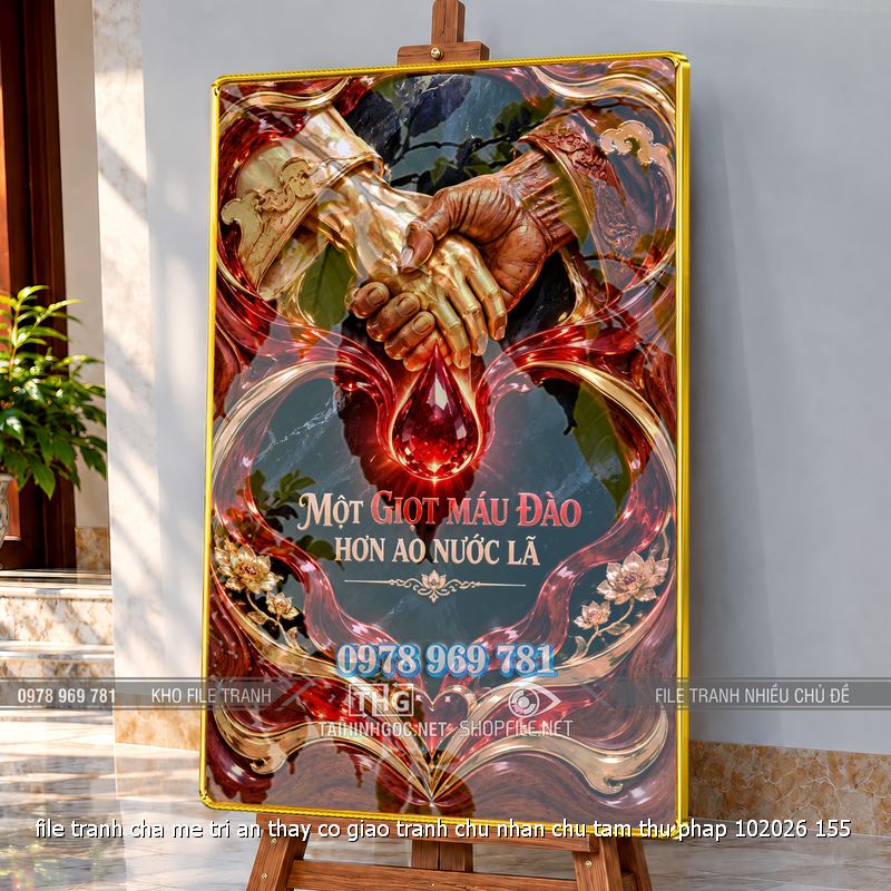 file tranh cha me tri an thay co giao tranh chu nhan chu tam thu phap 102026 155