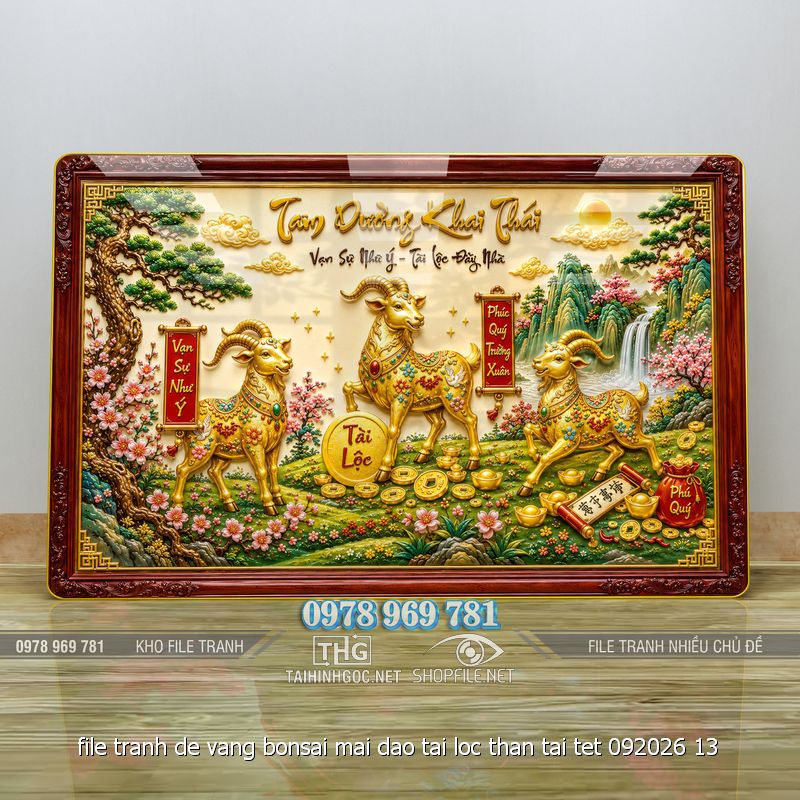 file tranh de vang bonsai mai dao tai loc than tai tet 092026 13