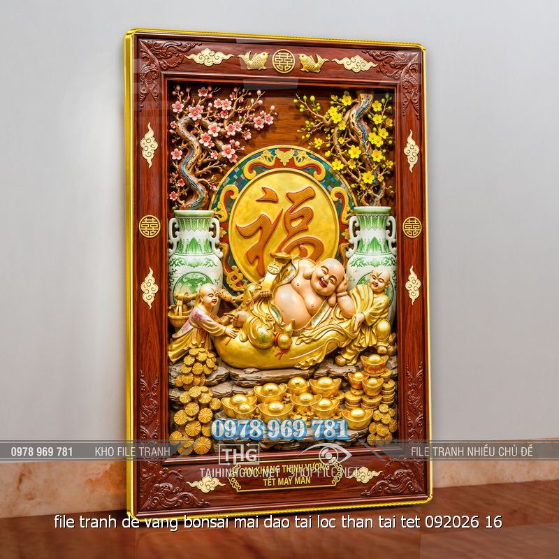 file tranh de vang bonsai mai dao tai loc than tai tet 092026 16