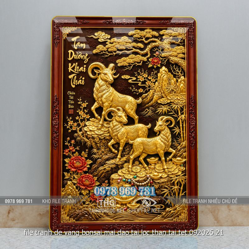 file tranh de vang bonsai mai dao tai loc than tai tet 092026 21
