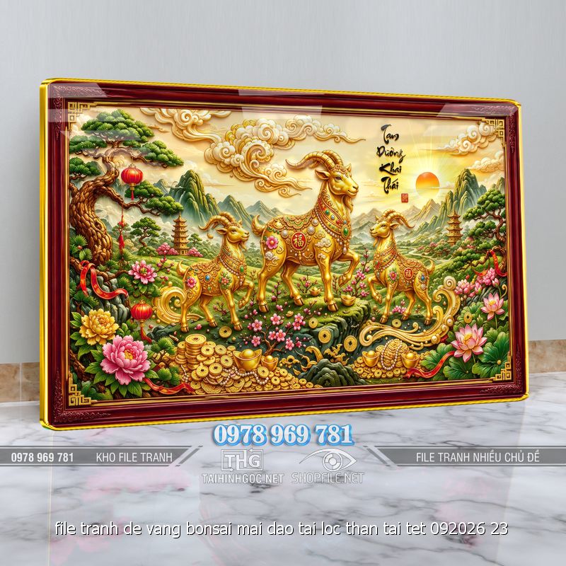 file tranh de vang bonsai mai dao tai loc than tai tet 092026 23