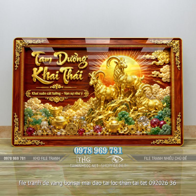 file tranh de vang bonsai mai dao tai loc than tai tet 092026 36