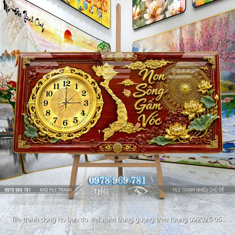 file tranh dong ho ban do viet nam trang guong treo tuong 092026 05