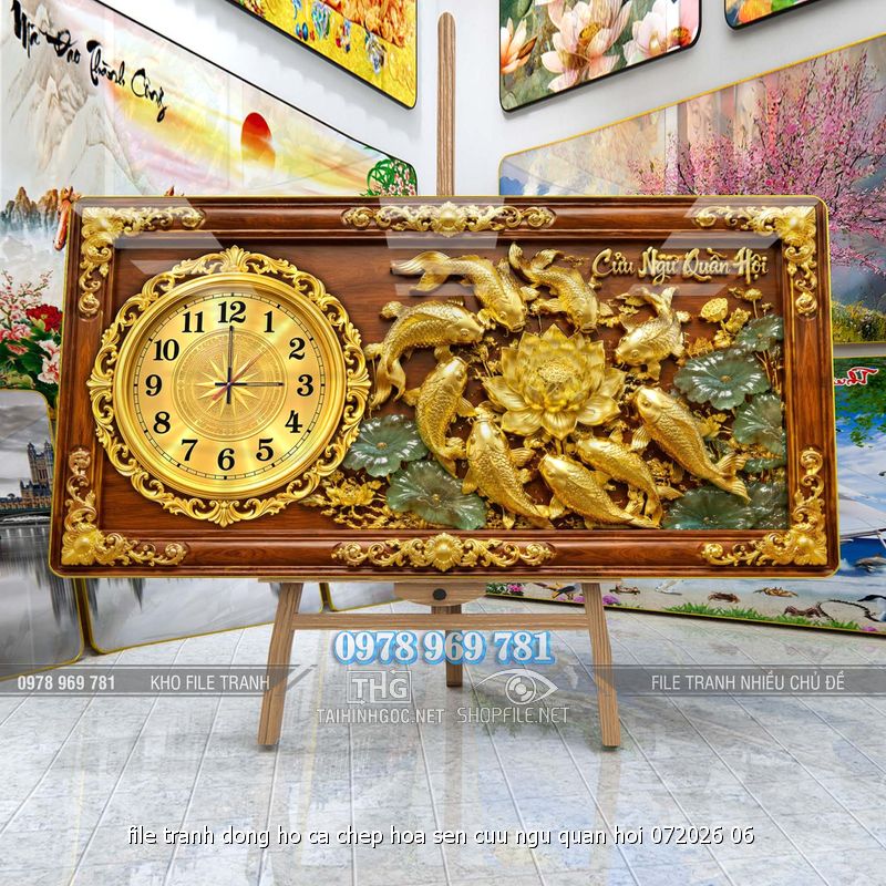 file tranh dong ho ca chep hoa sen cuu ngu quan hoi 072026 06