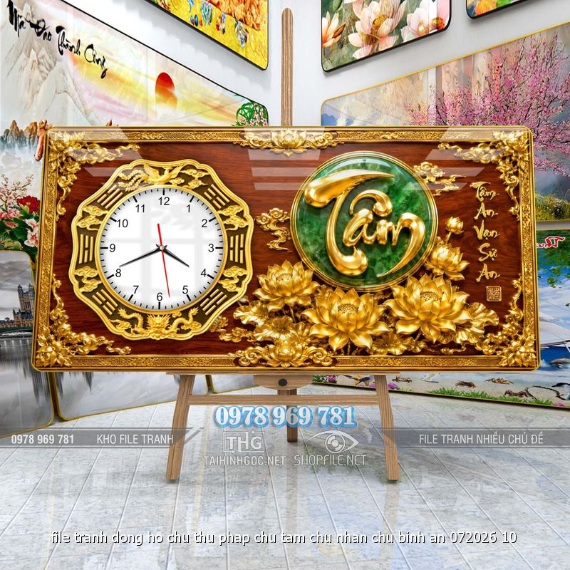 file tranh dong ho chu thu phap chu tam chu nhan chu binh an 072026 10