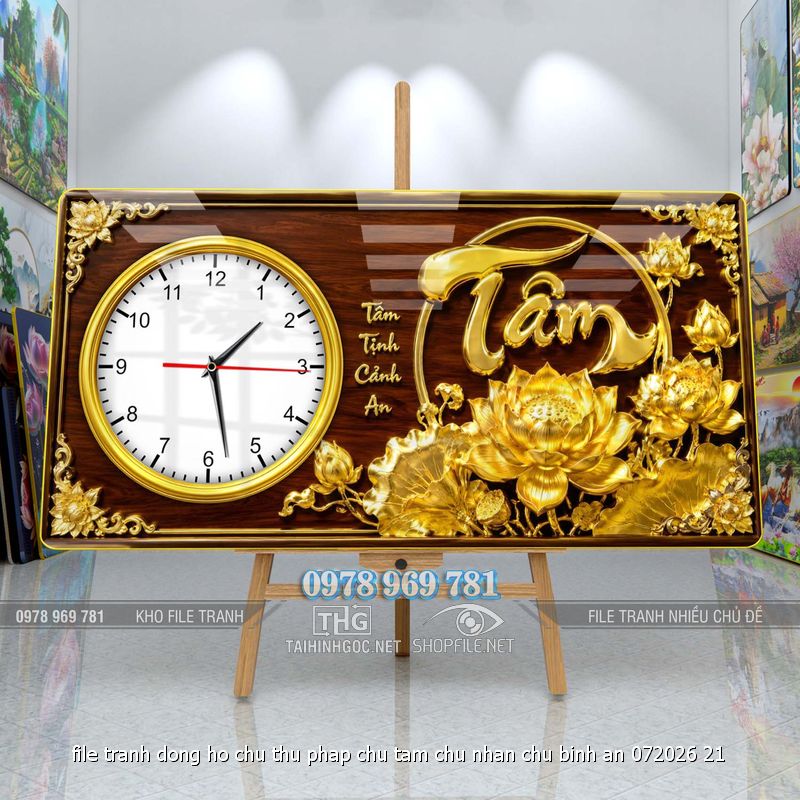 file tranh dong ho chu thu phap chu tam chu nhan chu binh an 072026 21