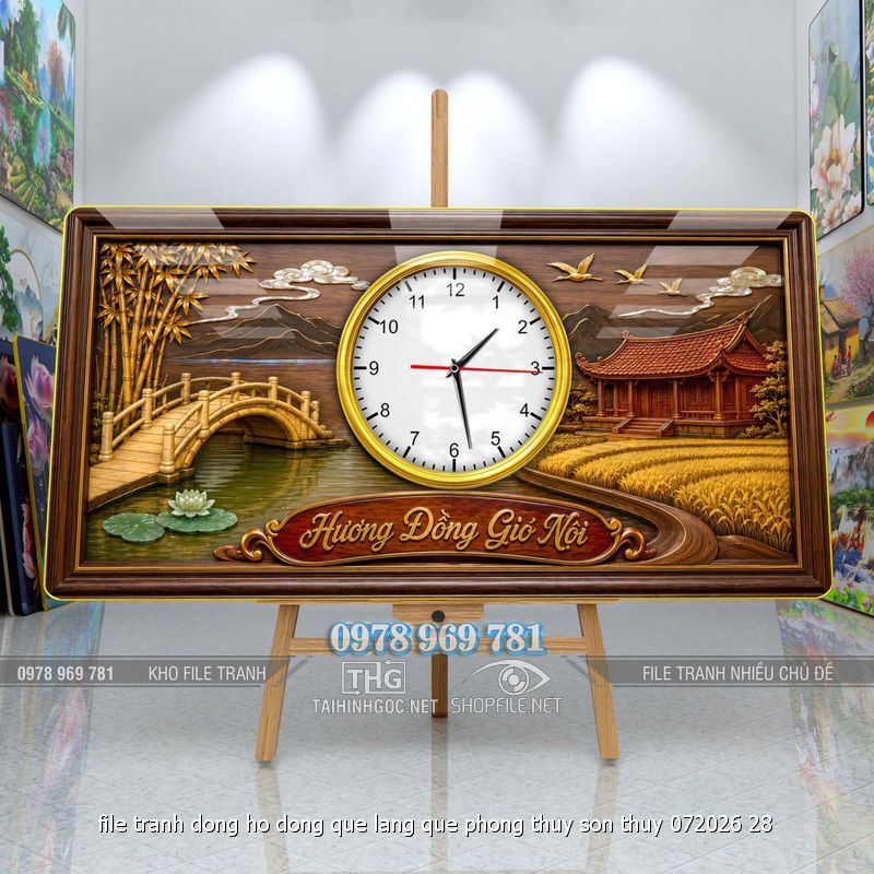 file tranh dong ho dong que lang que phong thuy son thuy 072026 28