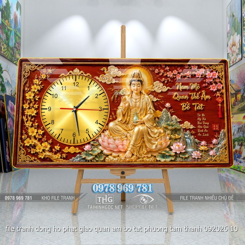 file tranh dong ho phat giao quan am bo tat phuong tam thanh 092026 10