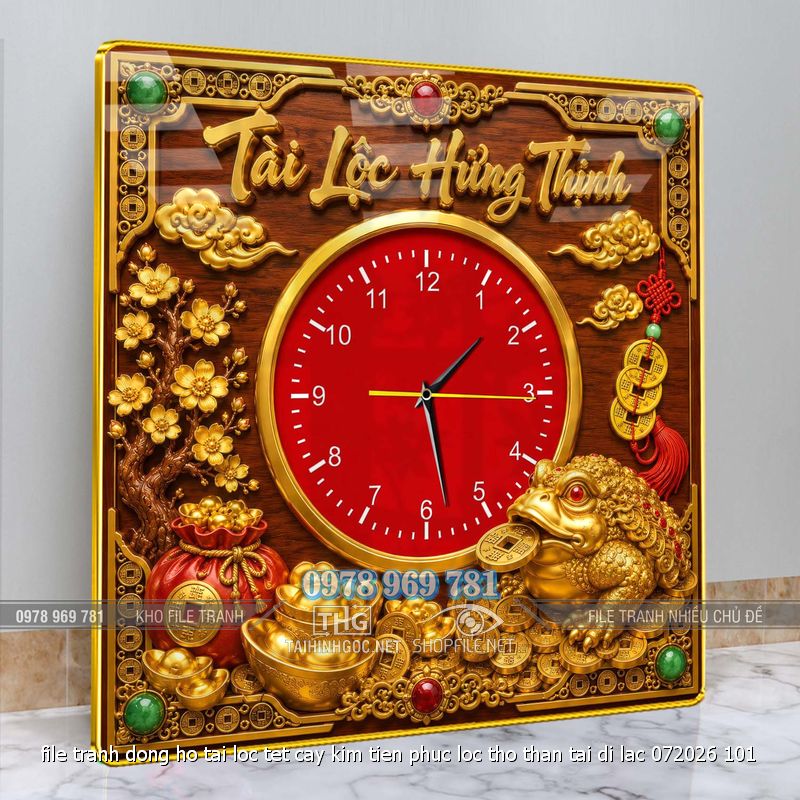 file tranh dong ho tai loc tet cay kim tien phuc loc tho than tai di lac 072026 101