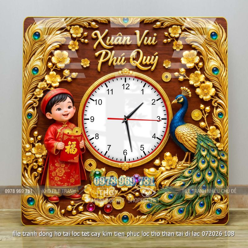 file tranh dong ho tai loc tet cay kim tien phuc loc tho than tai di lac 072026 108