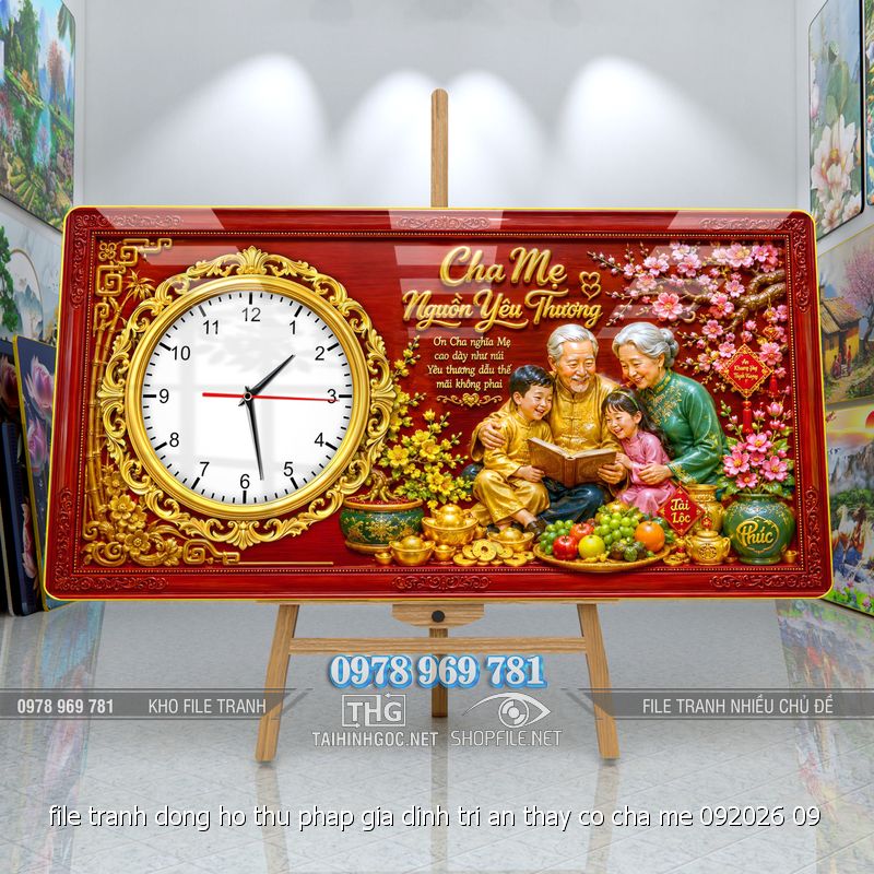 file tranh dong ho thu phap gia dinh tri an thay co cha me 092026 09