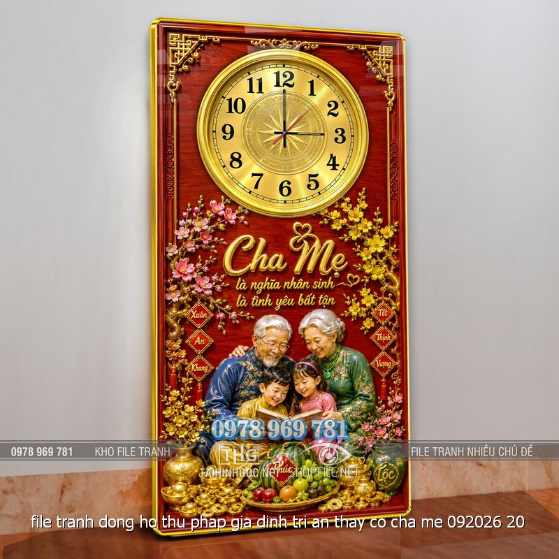 file tranh dong ho thu phap gia dinh tri an thay co cha me 092026 20