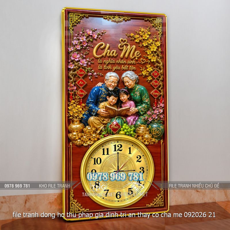 file tranh dong ho thu phap gia dinh tri an thay co cha me 092026 21