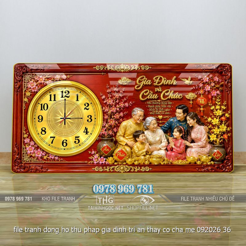 file tranh dong ho thu phap gia dinh tri an thay co cha me 092026 36