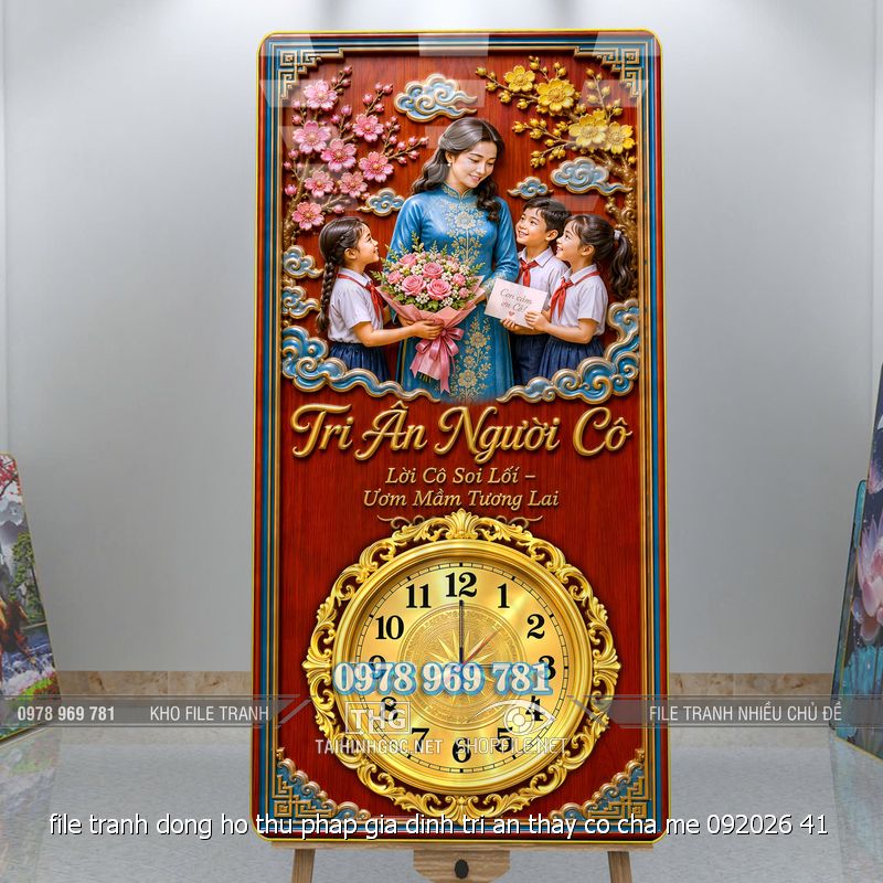 file tranh dong ho thu phap gia dinh tri an thay co cha me 092026 41